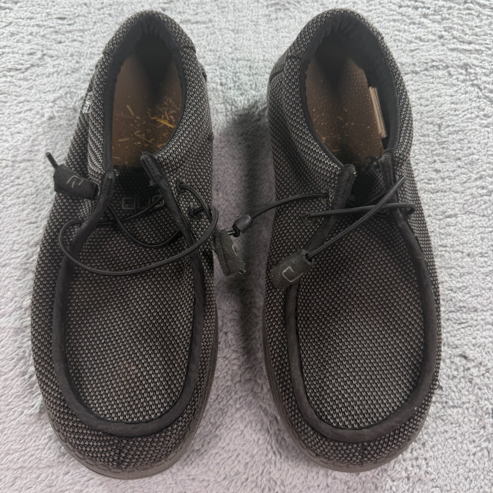 Hey Dude Wally L Sox Black Mens Size 11 Slip On Loafers 111154900